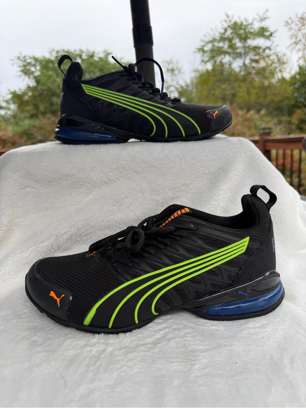 Puma Voltaic Evo Big Kid Youth Running Shoes Black Size 5 313156-17 Sneakers